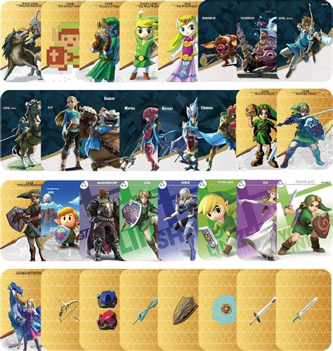 buy all zelda nfc cards|Zelda botw amiibo cards.